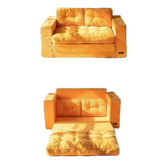 Sofá cama convertible extraíble sofá doble 2 en 1 sofá cama plegable suelo plegable sofá con almohada