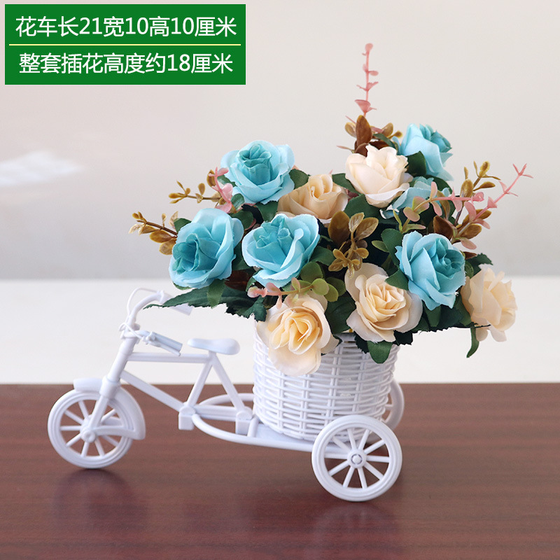 Floor+European -style rose light blue