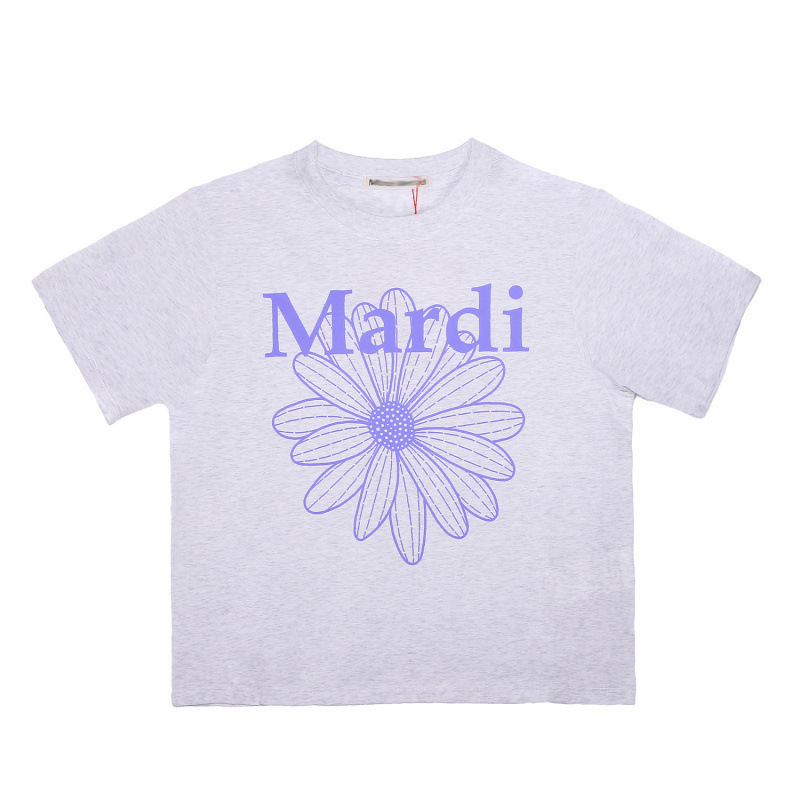 【カウンター品質】韓国マルディトレンドブランド半袖Tシャツリトルデイジードーマンプリントラウンドネックピュアコットンクロスボーダー|undefined