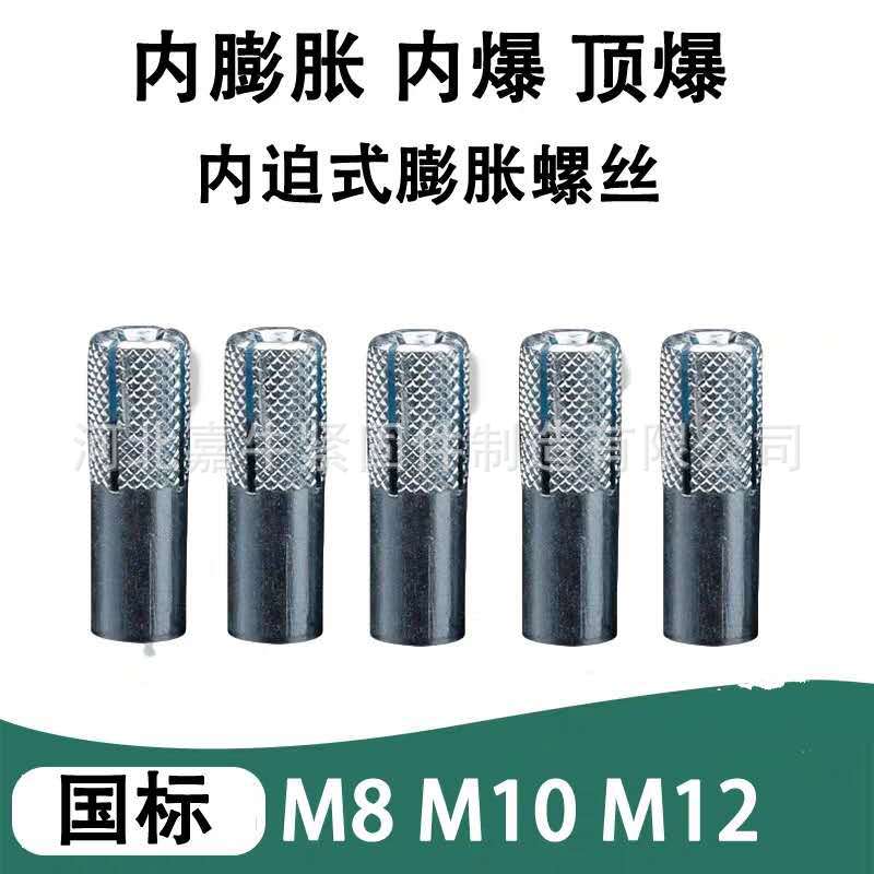 内爆内迫壁虎水钻专用膨胀螺丝拉爆内置型锚栓内迫膨胀螺丝全螺纹