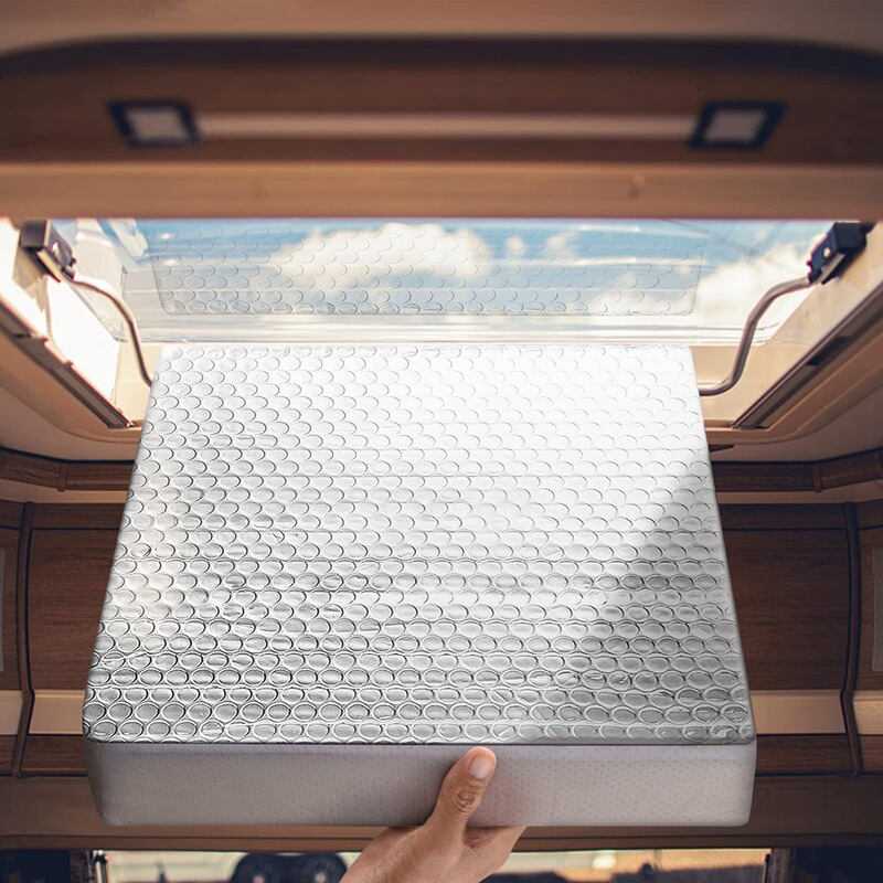 Spot American RV Sunroof Sunshade 14x 22x2.8inch Aluminum Film Sunroof Sunshade RV Waterproof Ventilation Cover