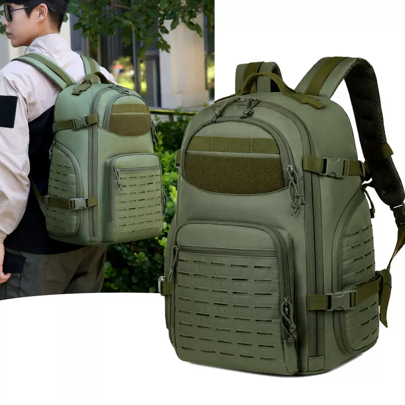 户外运动包徒步背包登山攀岩收纳双肩包迷彩CS多功能战术包骑行包