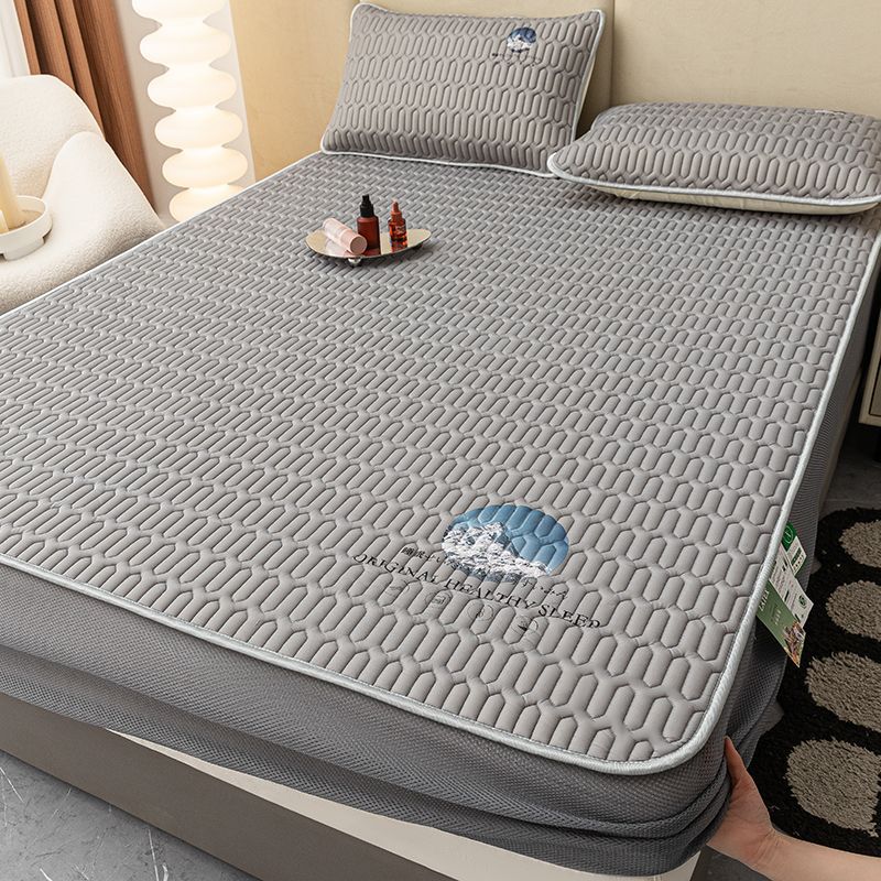 Sombrilla de cama fresca, alfombra de enfriamiento de verano para el hogar, sábana de seda de hielo de verano, sábana de cama, alfombra de aire acondicionado lavable para dormitorio