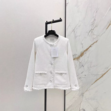 深圳南油25秋冬新款粗花呢外套休闲时髦随性百搭不挑人