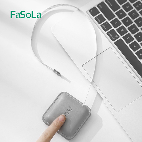 FaSoLa Cute Portable PU Clothes Ruler Measure Bust Hips Waist Soft Ruler Tape Measure Wholesale