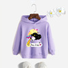 new pattern Korean Edition T-shirts spring clothes Pullover Cartoon Boy girl Hooded Long sleeve Children jacket Sweater spring and autumn