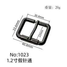 寸二内径32mm压铸针扣鞋帽包带锌合金皮带扣服饰箱包五金针通