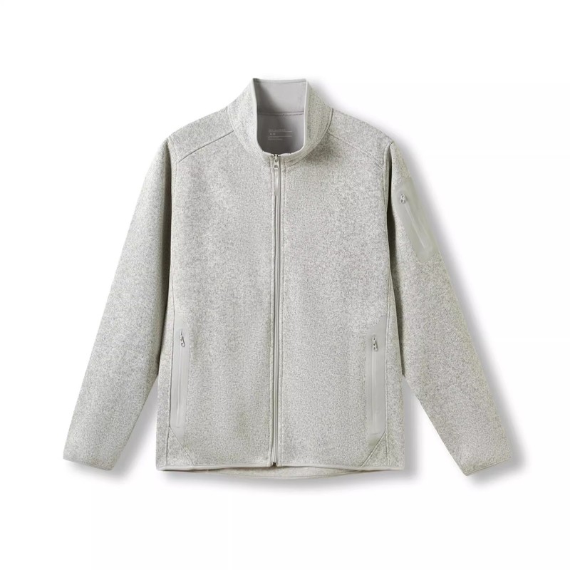 【抓绒王者】FW25全新配色！男女全拉链中间层抓绒开衫小立领外套|undefined