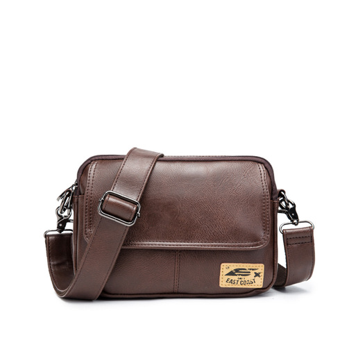  New Korean Style Youth Square Retro Single Shoulder Bag Fashion Casual Bag Sports Leather Crossbody Bag