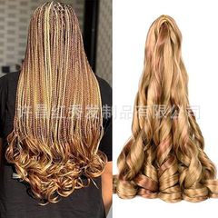 国境を越えて人気のある爆発物22インチビッグ波フランスの大巻きかつらルーズウェーブcrochet hair