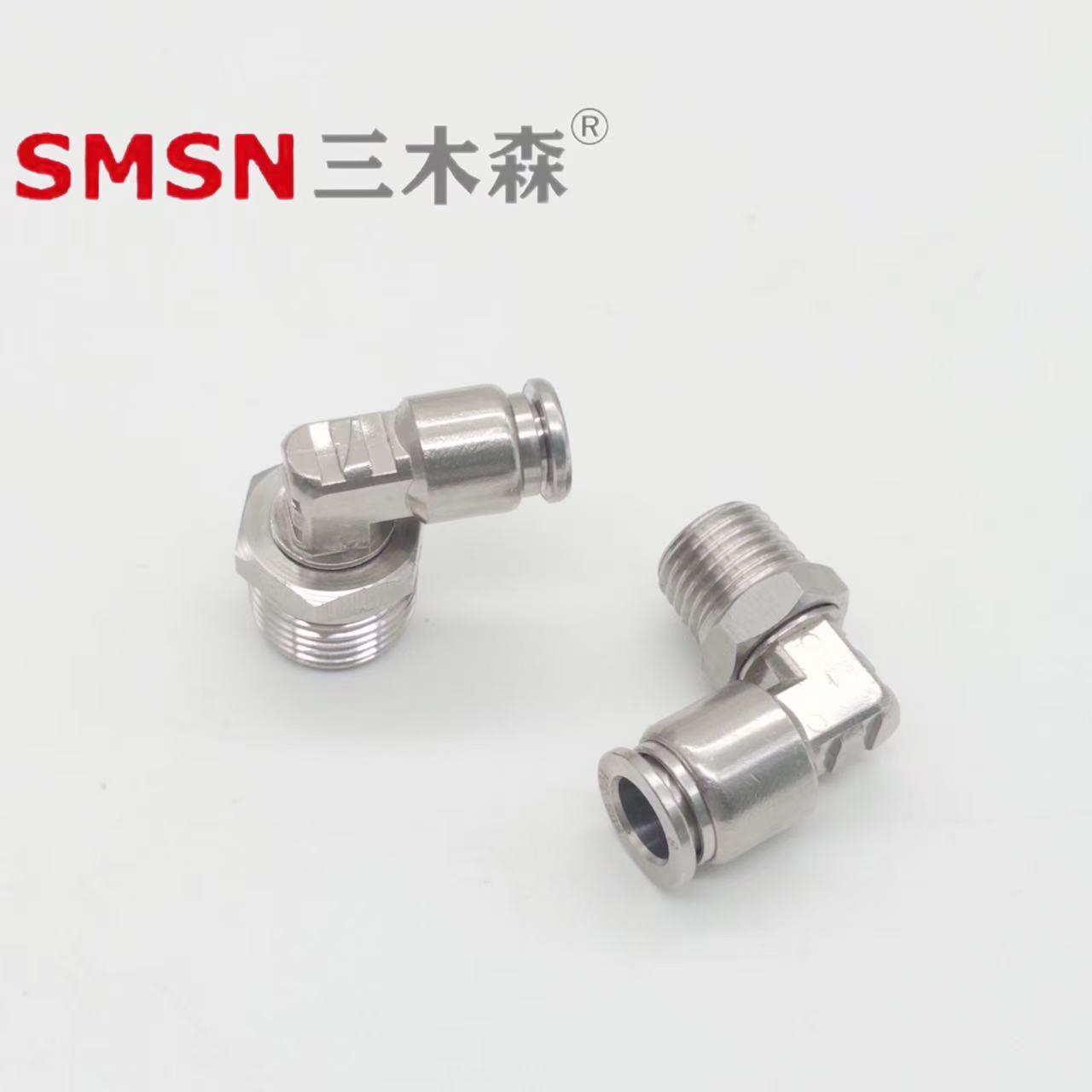 厂家供应不锈钢快插式接头   气动快插接头 304/316直角终端接头