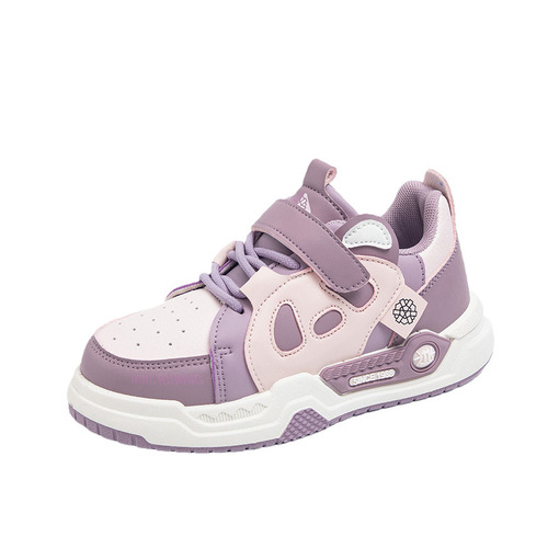 Stylish Velcro-Style Sneakers for Girls | Spring New Arrival Casual Shoes with Cute Panda Design | Trendy Board Shoes for Older Kids