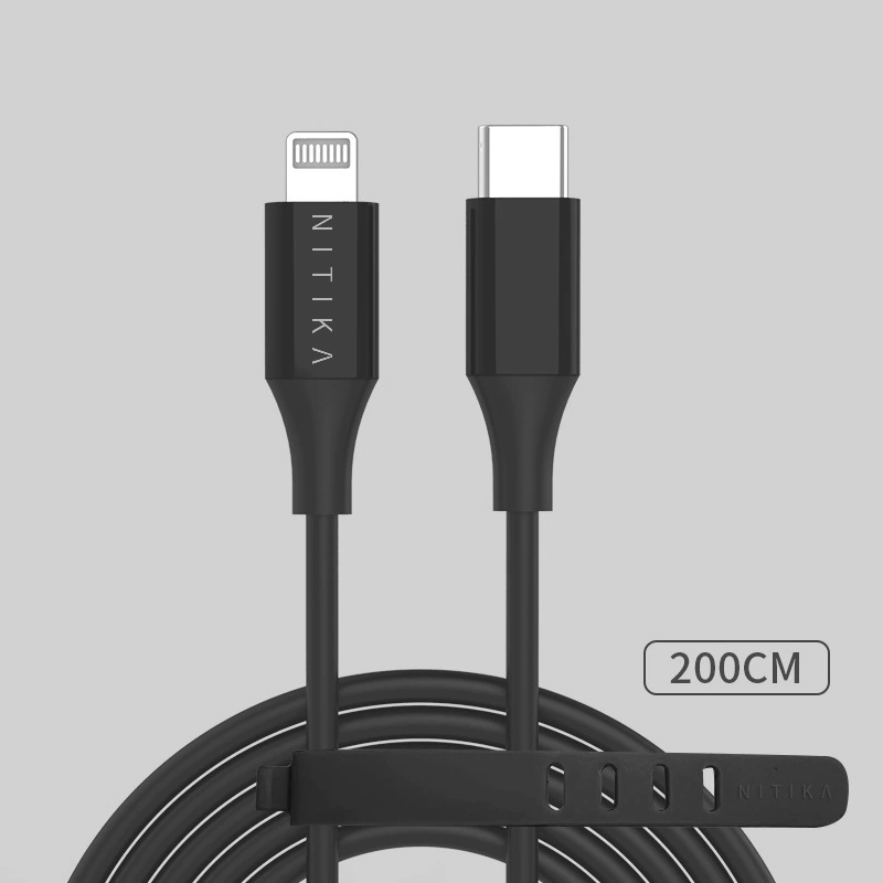 Портативный кабель быстрой зарядки PD, совместимый с iPhone 13 Pro, 12 Pro max, 11, iPad, Type-C для передачи данных, совместимый с MFI Apple