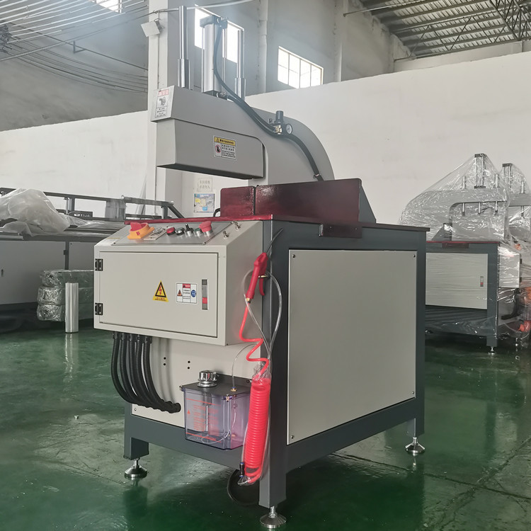 半自动切铝机铝型材切割机90度铝材铝棒直切铝合金下料机断料锯厂