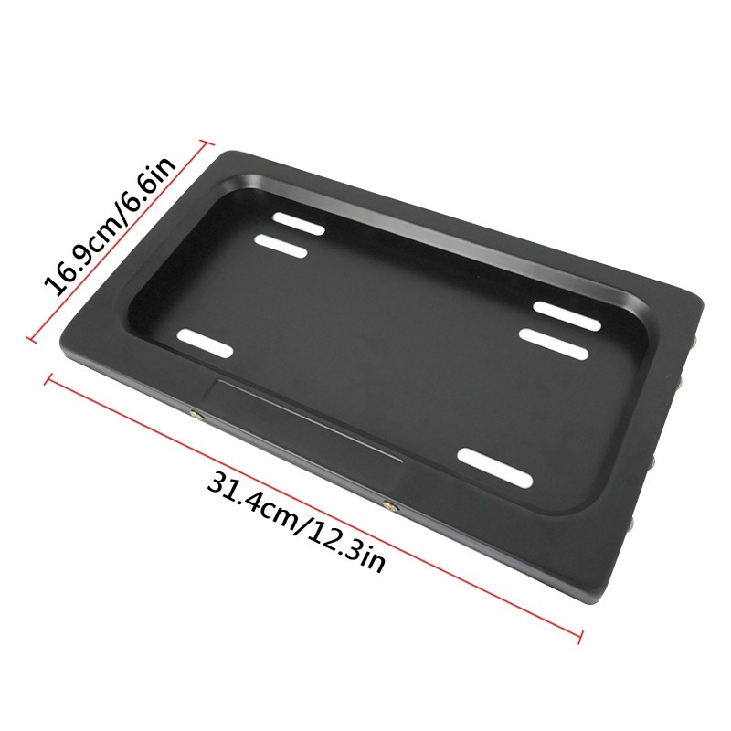 Cross-Border Amazon Us Standard Electric Dual License Plate Holder License Plate Frame Canada One to Two Control License Plate Frame
