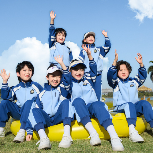 Summer and Autumn New Student Uniform Customization Set Kindergarten Gym Uniform Sports Team Uniform Sports Clothes