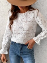 C 53127 Lace Long Sleeve Blouse ��˿������� �羳ŷ��