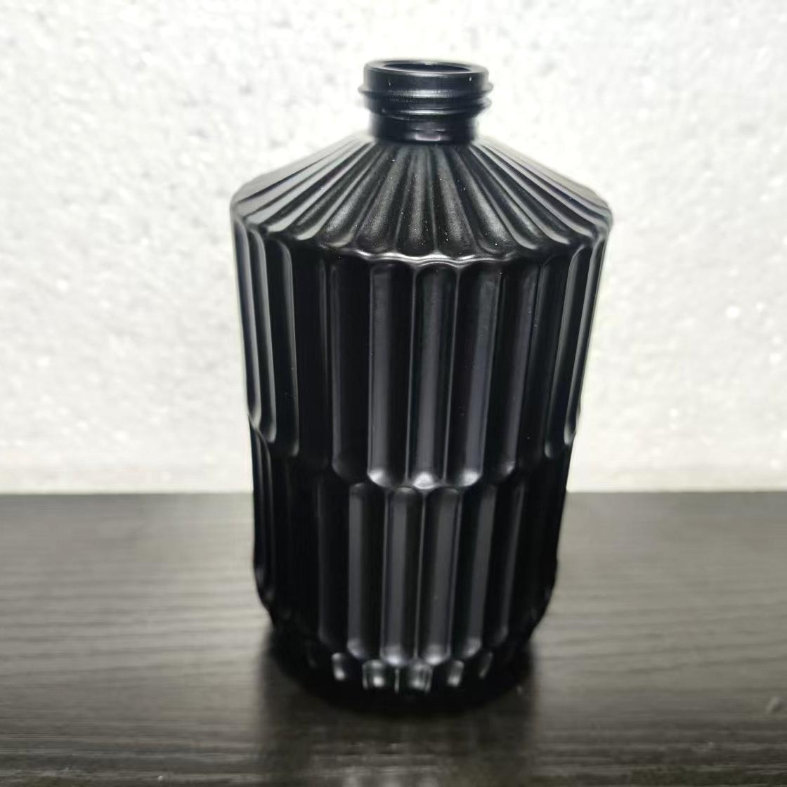 450ml; botella desnuda de bambú negro sólido