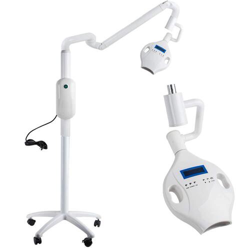 Three-color vertical blue light dental cold light whitening device LED standing portable oral teeth whitening brightening medical