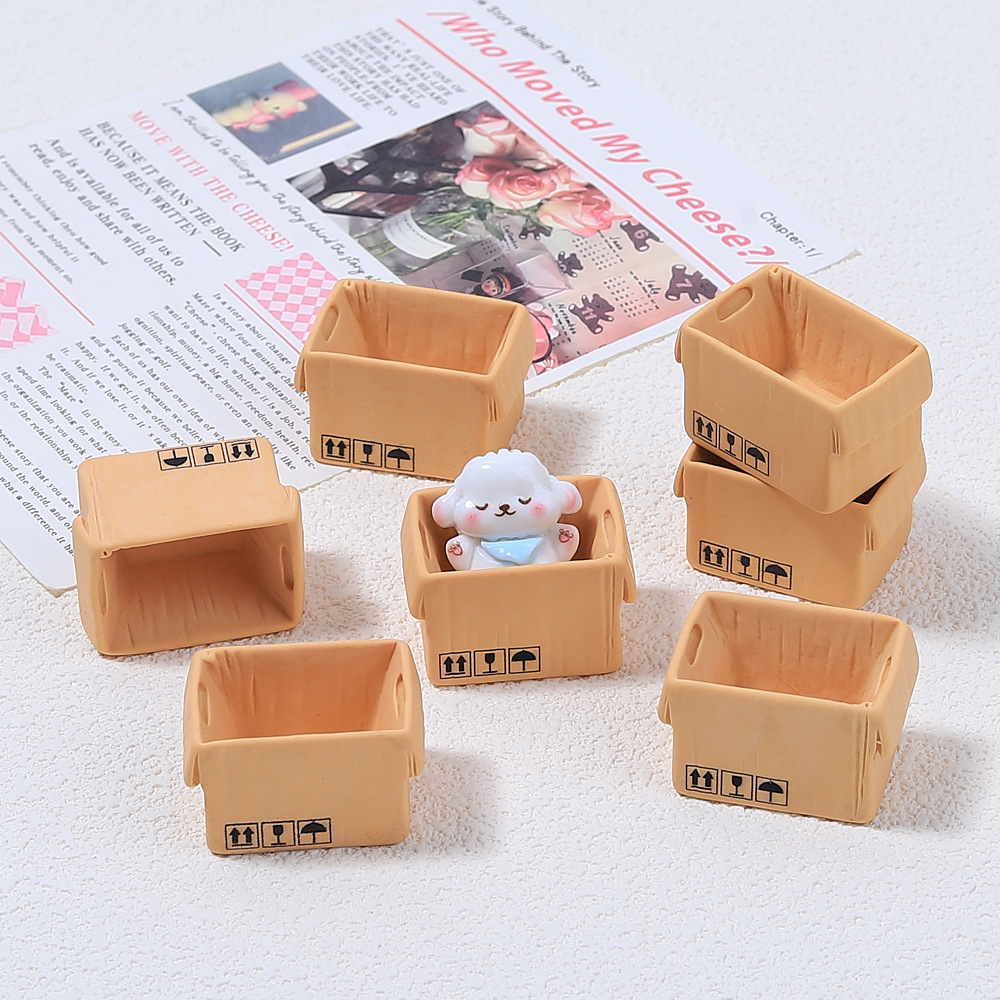 simulation three-dimensional carton cartoon handmade diy miniature small ornaments cream glue accessories resin accessory material