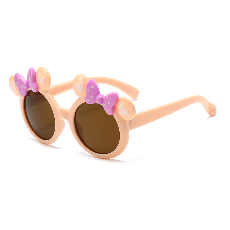 Gafas de Sol Infantiles de Dibujos Animados de Plástico, Protección UV400 para Protección Solar y Viajes