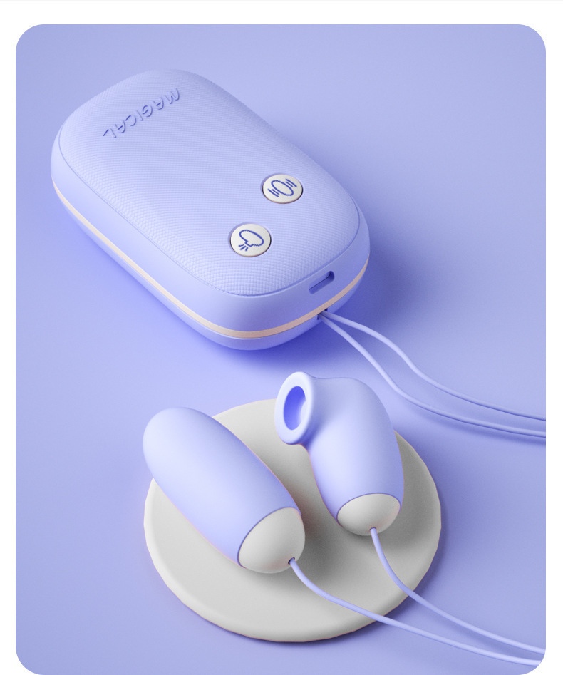 Sucking Vibrating Egg for Women, Adult Clitoral Stimulation Toy, Purple — detail image 34