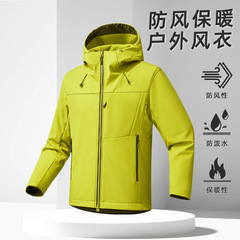 新款户外运动软壳冲锋衣情侣款外套防水保暖旅游休闲春秋款风衣