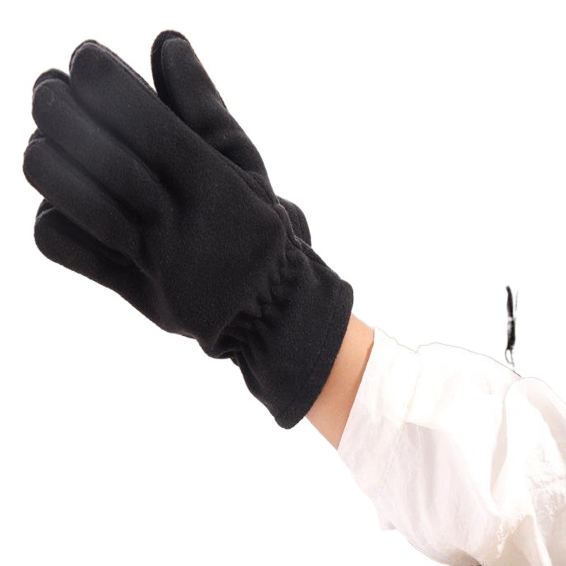 Hombres y mujeres clásicos ciclismo al aire libre montañismo vellón polar de alta calidad a prueba de frío productos calientes transfronterizos guantes cálidos y resistentes al desgaste