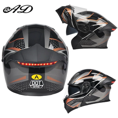 for Men and Women, Open-Face | Motosiklet kaskı (dəbilqə) - newly-upgraded-taillight-model-black-starry-sky-hd-mirror-m54-56-head-circumference