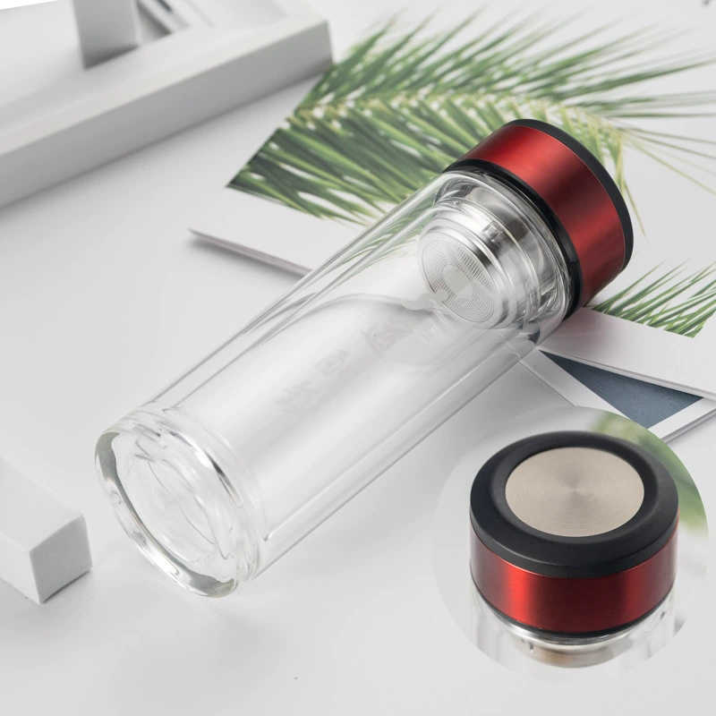 Thickened bottom double -layer glass glass men's car business thermal insulation water cup bubble cup event gift printing
