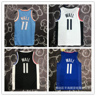 Hot Press Edition Basketball Jersey Clippers No. 11 Wall Jersey Basketball Jersey Clippers jerse