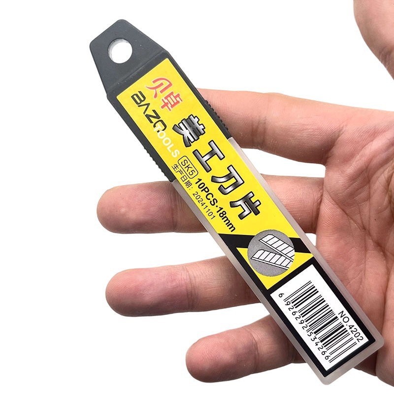 Fabricantes al por mayor cuchillo de acero al carbono cuchillo de acero inoxidable cuchillo de papel pintado afilado cuchillo de cortador de papel herramientas de oficina