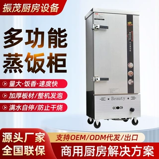 电热燃气蒸饭柜 米饭馒头包子蒸饭车 现货供应单双门多功能蒸饭柜