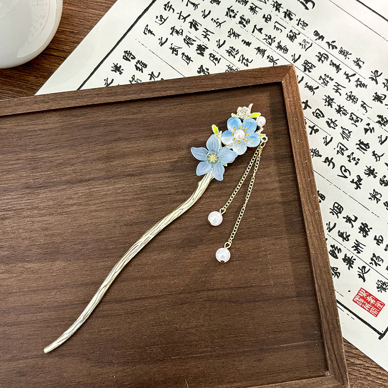 Nueva horquilla de estilo chino borla de alto grado para mujer horquilla diaria updo horquilla estilo antiguo hanfu hairpin tocado