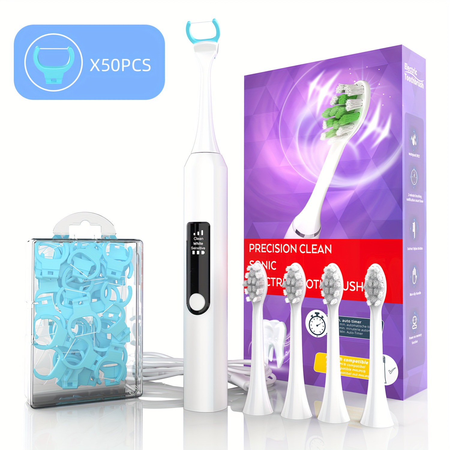 Sonic Electric Flosser Rechargeable