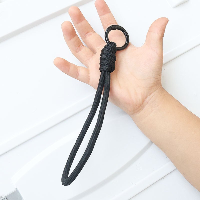 卸売新しい編まれた結び目携帯電話ストラップショート紛失防止ウォーターカップリストストラップ多用途ドーパミンジュエリーストラップ|undefined