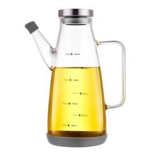 家庭厨房用油壶高级高颜值玻璃防漏油瓶家调料瓶装酱油醋容器油瓶