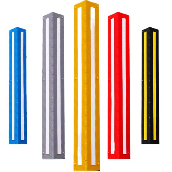 Odor-free color rubber corner protector car anti-collision corner protector PVC corner protector garage reflective corner protector