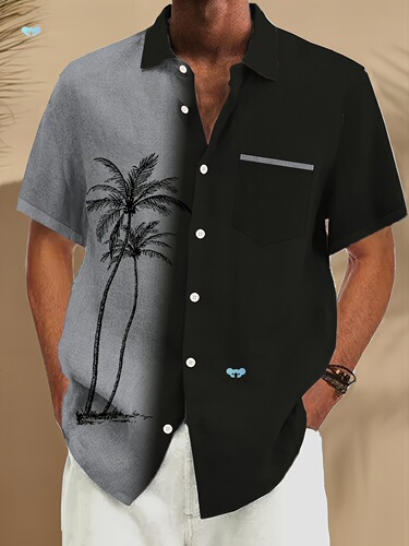 Retro Hawaiian Shirt Retro Hawaiian men's Button Up Shirt