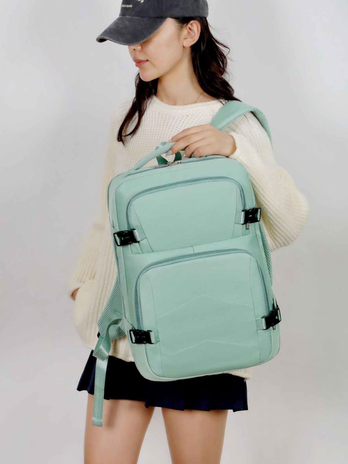 Nueva mochila de computadora de viaje, mochila de negocios, mochila de gran capacidad, logotipo impreso, mochila multifuncional