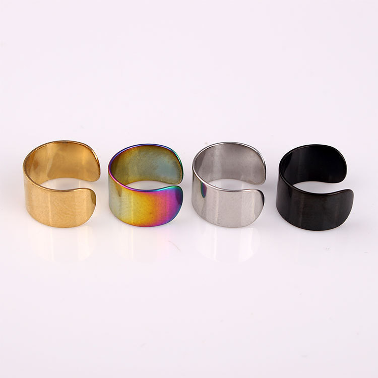 Korean Style Fashion Earrings For Men Titanium Steel Women Non-Pierced Clips Studs Ear Cuffs Wholesale Punk_voghion.com