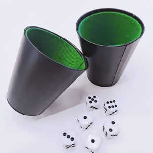 Зеленая бархатная чашка для выбросов чашки экспорта кожаная чашка для развлекательной утварки для костей коктейль чашка на сайте оптом