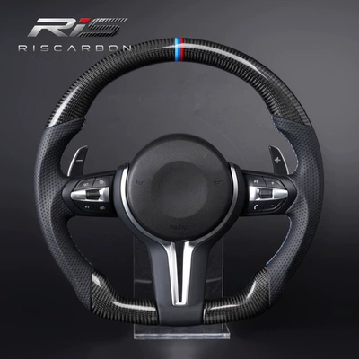 fiber M logo: Steering wheel