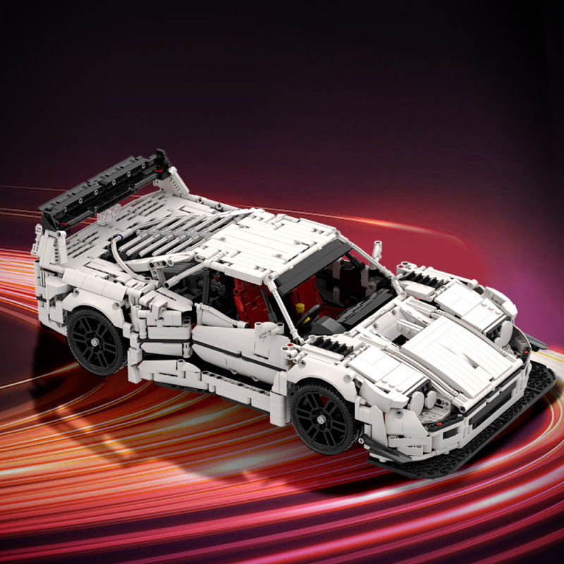 Moc-142232 Ferrari F40 Free-Wheeling Building Block Toy Car Model Compatible with Lego, Dropshipping Available