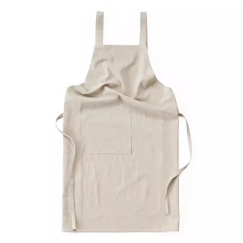 メーカースポット卸売りエプロン防水防油広告印字ロゴキッチン男女作業服が腰を囲んでいる|undefined