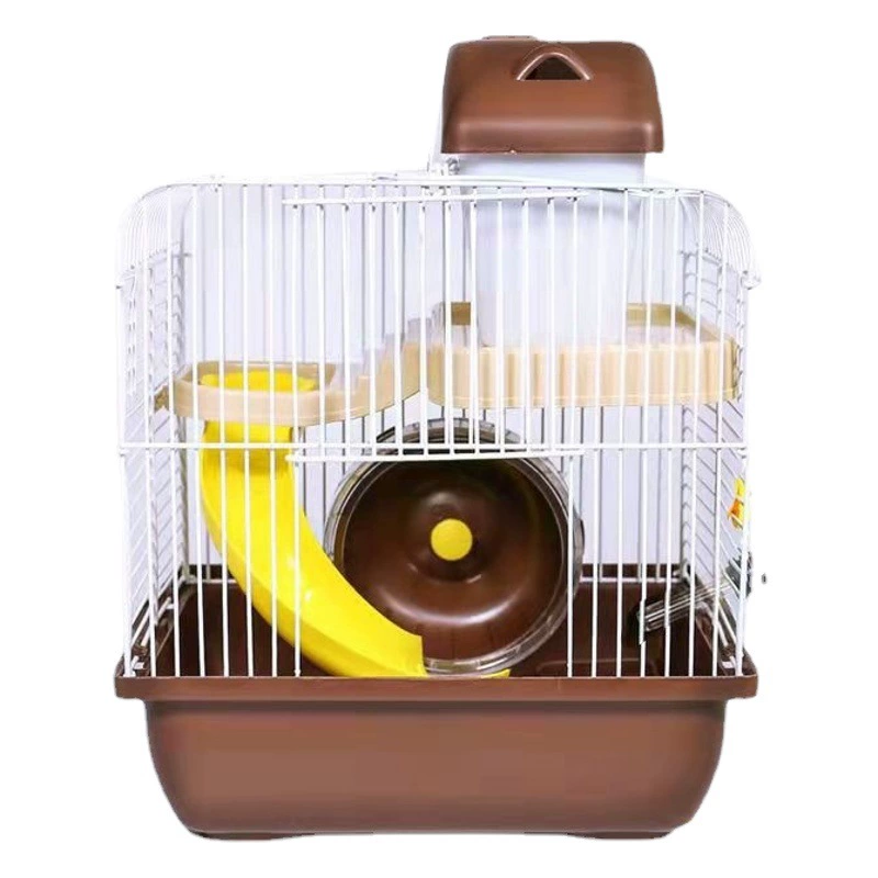 Бесплатная Доставка Фабрика Оптовая Продажа Клетка Хомяк Золотой Медведь Клетка Двойная Клетка Поставки Хомяка Игрушки Небольшой Замок Клетка Хомяк