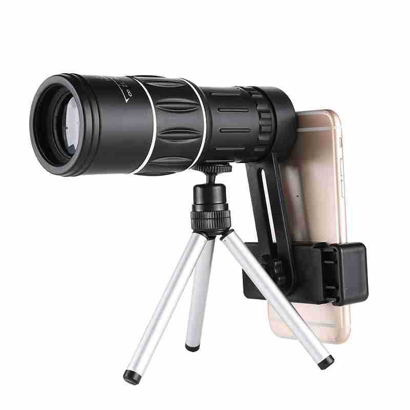 厂家批发海盗成人望远镜黑色私模袖珍型16*52单筒广角高清广角