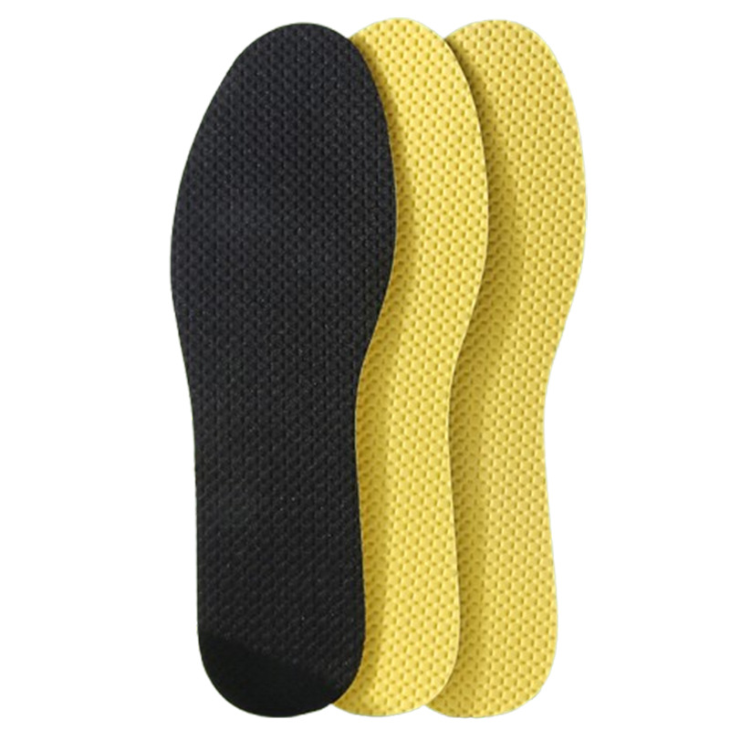 Plantillas para hombres, absorbentes de sudor, desodorantes, cómodas y transpirables, plantillas de látex, suela blanda, no cansadas, pies pisando heces, plantillas deportivas de masaje