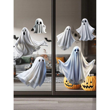 J 71107 Halloween ghost static window sticker ��ʥ�ھ�����