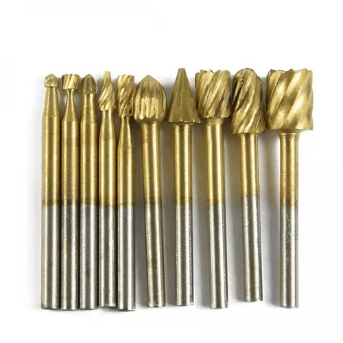 20-piece set of woodworking files, high-speed steel rotary files, electric grinding woodworking carving knife, grinding head milling cutter set